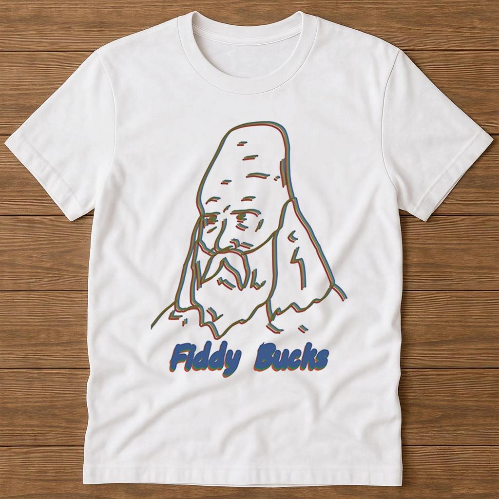Fiddy Bucks 3D Anime Manga Cartoon The Big Lez Show Funny Gift Tee T-Shirt 1435