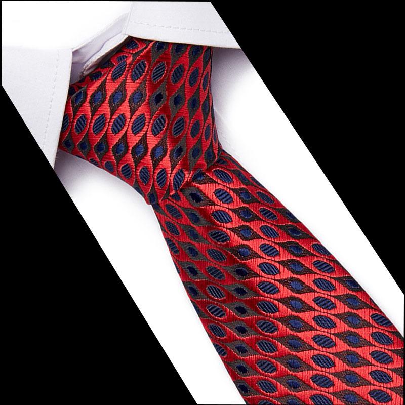Мужское платье 7,5 см, повседневное деловое, полосатое, темно-синее, красное, полиэстер, галстук, костюм, магазин аксессуаров, свадьба