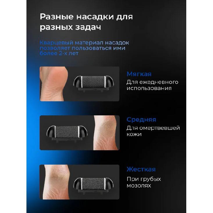 Набор инструментов для педикюра пяток: пилка, пемза, машинка-диск + 14 инструментов в подарок