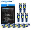 10Pcs T5 LED Lights W1.2W W3W LED Bulbs Super Bright 3030 LED Car Interior Light Auto Side Wedge Dashboard Gauge Instrument Lamp