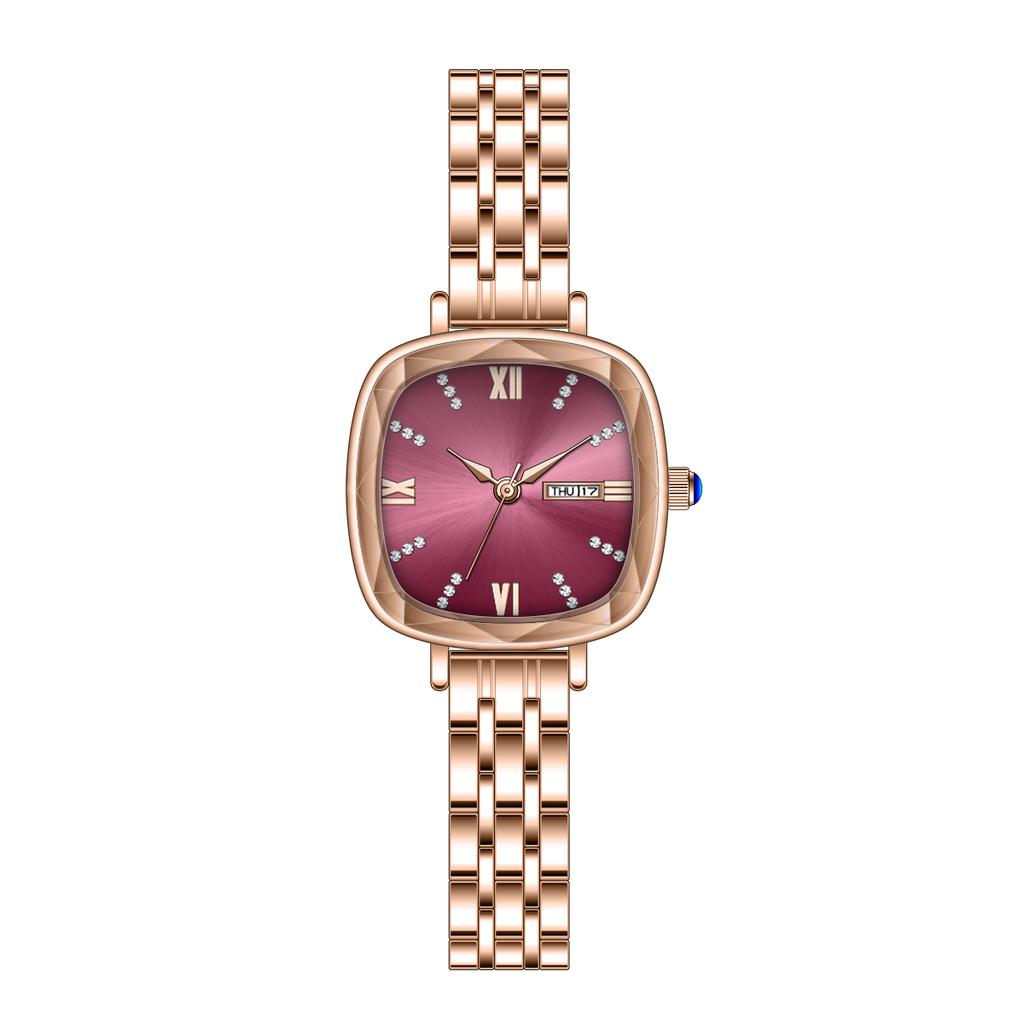 Ultra Thin Watches for Women New Minimalist Rose Gold Watches for Women Custom Square Design Watch Manufacturers