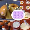 6Grids Silicone Mold Semicircle Pudding Mold Baking Cake Soap Cookie Mould Round Shape Chocolate Making Tool Kitchen Accessories