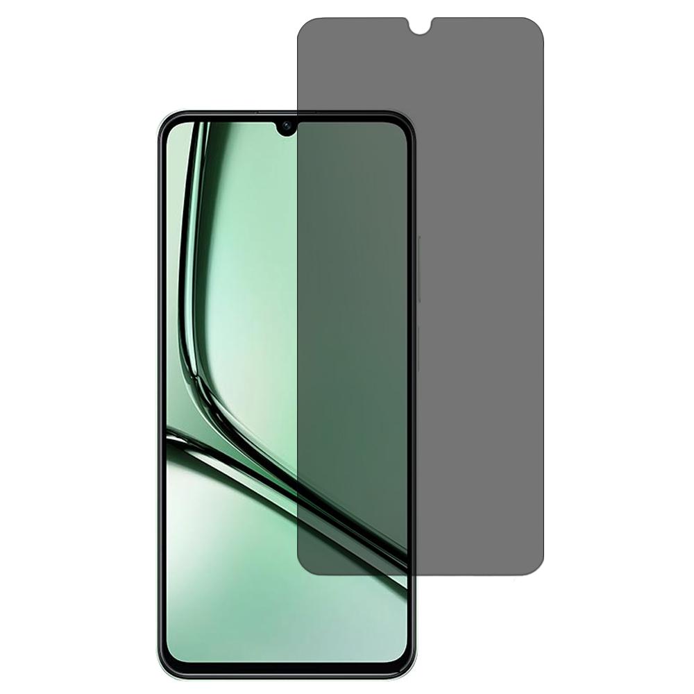 Anti Spy Screen Protector For Realme Note 60x/C61 4G/C61 (India) 4G High Aluminium-Silicon Glass Film