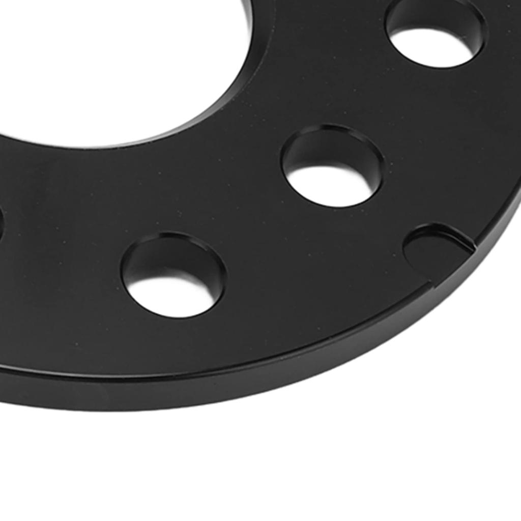 Hubcentric Wheel Spacers, Aluminum Alloy Wheel Spacers, 56.1mm Center Diameter, 8mm Thickness, Replacement for Seat, 5x114.3 Hub, Black