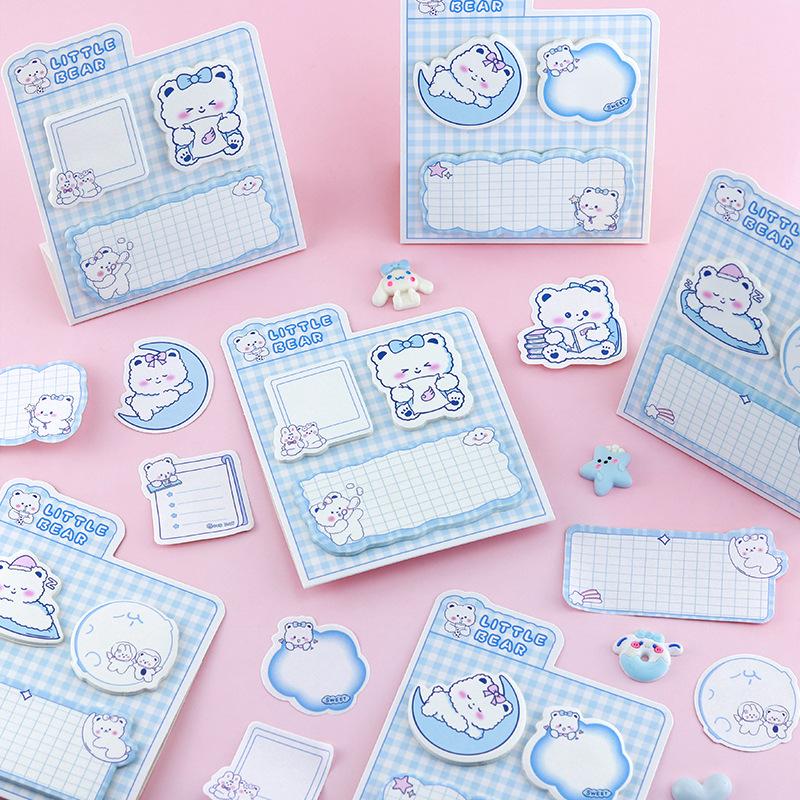 Канцелярские товары Kawaii Медведь Жизнерадостности Записная книжка-сокровище Агенты Становятся Сладким Мягким Милым Лицом Супер Исцеляющее Вдохновение Маркировка Ключ Обучение