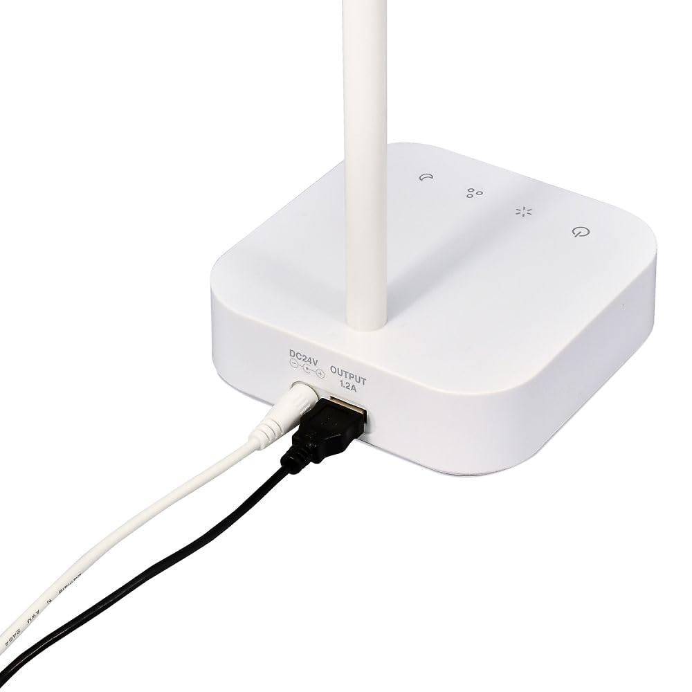 ELPA LED Desk Light with USB AS-LED11(W)