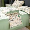 A-Type Washed Cotton Linen Double-Layer Summer Cool Quilt Set – Skin-Friendly Student & Baby Gift