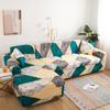 Printed L Shape Sofa Covers For Living Room Sofa Protector Anti -Dust Elastic Stretch Covers For Corner Sofa Cover