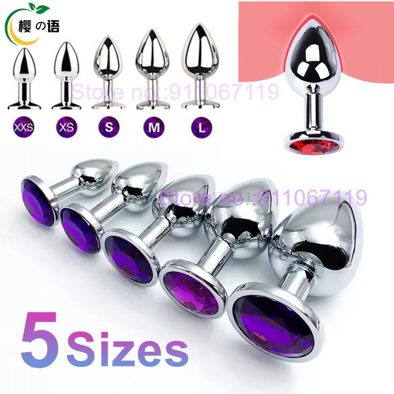 2025 Hot Metal Anal Plug Jewelry Base Beginner To Expert Butt Tail Plug Female Male G-Spot Anus Sex Toys for Couples Adult Games