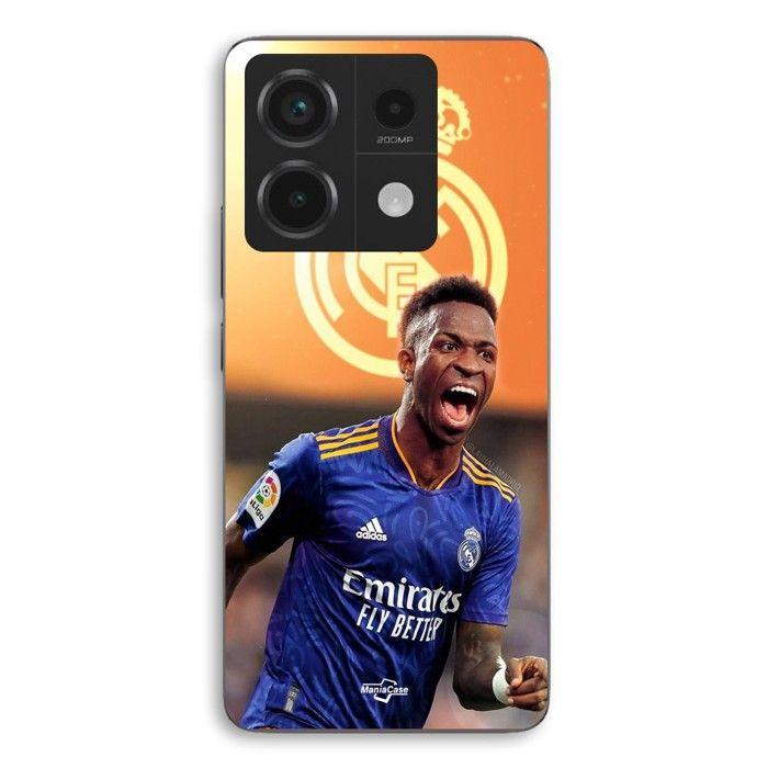 Coque de téléphone - MANIACASE - Xiaomi Redmi Note 13 Pro 5G - Silicone TPU - Souple - Wallpaper Real Madrid