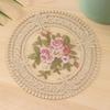 Новый винтажный кружевной подстаканник с вышивкой, подставка для кофейных чашек, подставка для кофейных чашек в европейском стиле, противоожоговый коврик для тарелок