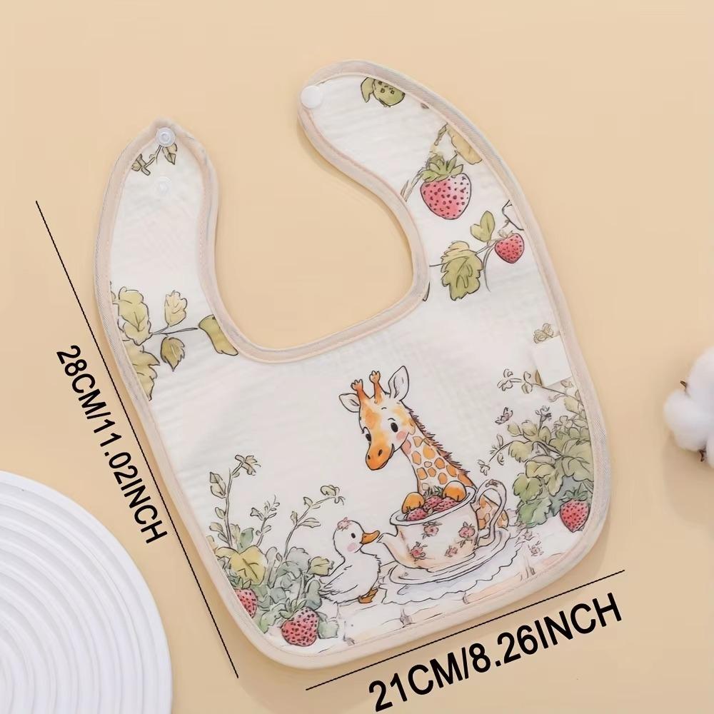 Cotton Baby Feeding Bib Waterproof Saliva Towels Durable Eating Protector  for Girls Boys