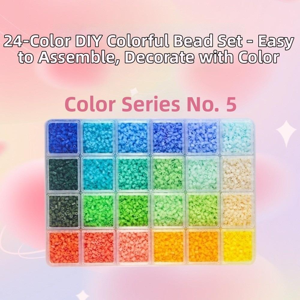 2.6mm Perler Hama Beads Kit DIY Make Puzzle 3D Puzzle Beads Hama Beads Box Children Toy