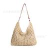 Seaside Vacation Lazy Wind Beach Woven Bag Women's 2025 Summer New Large-capacity Casual Straw Woven Tote Bag