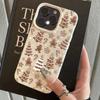 Для iPhone 17 16 15 14 13 12 11 Pro Max Air Plus Чехол Белая Рождественская Елка Снежинка Личи Узор Чехол Для iPhone XS XR X 16E