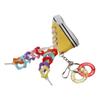 3.14*1.49*1.57 Inch Bird Chewing Toys Canvas Mini Colored Canvas Sports Shoes Parrot Nibbling Toy