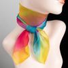 Fashion Printed Small Square Scarf Temperament Gentle and Versatile Hair Rope Silk Scarf Sun Protection Neck Beach Scarf