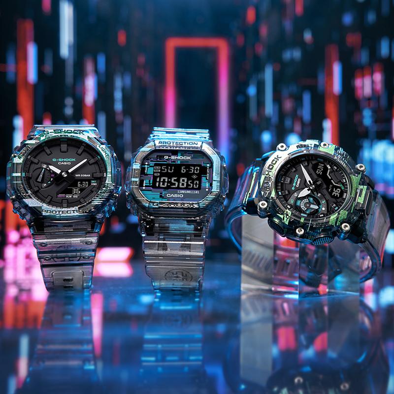 Casio Серия G-SQUAD G-SHOCK Серия 'Измеренная Эра' Ледяная Прочность Ретро Классика Маленький Квадратный Спортивные Водонепроницаемые Часы Кварцевый Механизм Смола DW-5600NN-1PR