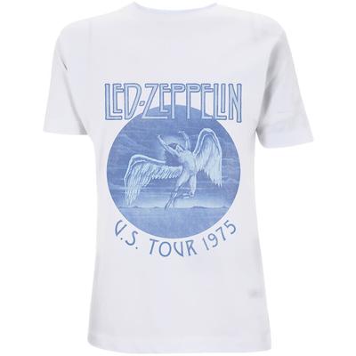 Синяя футболка унисекс Led Zeppelin Tour