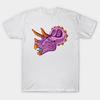 T Shirt Women Triceratops Grape Harajuku Print Kawaii Tshirt Summer Short Sleeve Female T-Shirt Top Tee