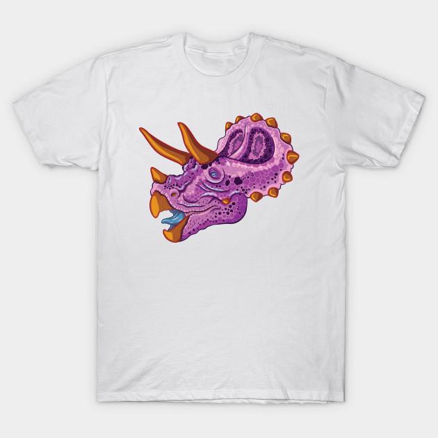 T Shirt Women Triceratops Grape Harajuku Print Kawaii Tshirt Summer Short Sleeve Female T-Shirt Top Tee