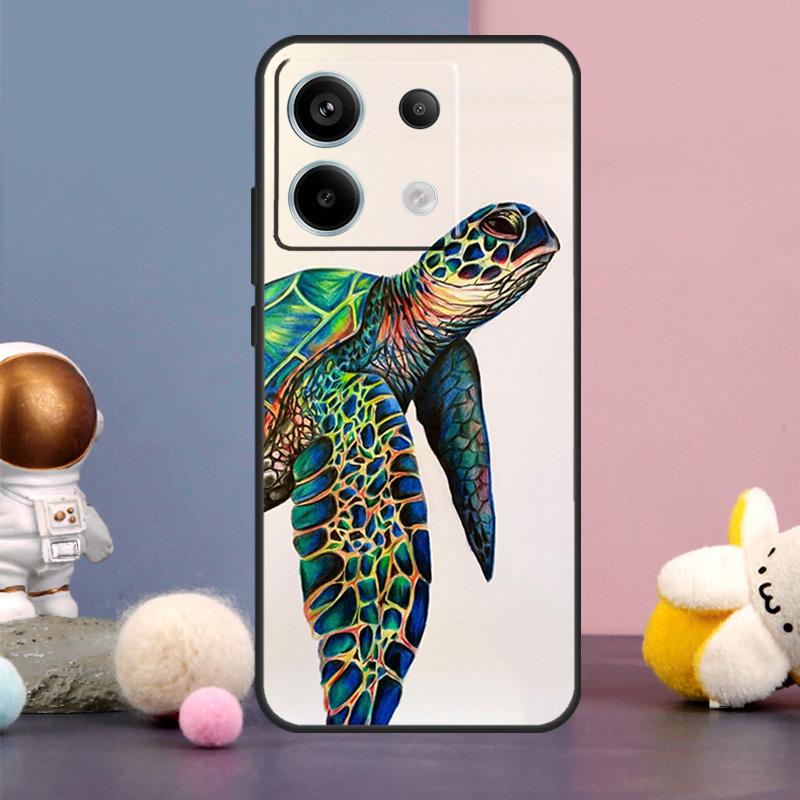 Чехол Морская Черепаха Для Xiaomi Redmi Note 14 9 10 11 12 13 15 Pro Plus Redmi 15 15C 10C 12C 13C 14C Обложка