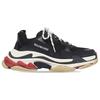 Balenciaga Кроссовки Triple S 'Черно-красные' 533882W09OM1000