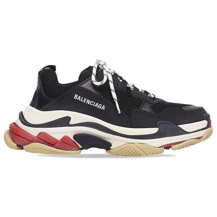 Balenciaga Кроссовки Triple S 'Черно-красные' 533882W09OM1000