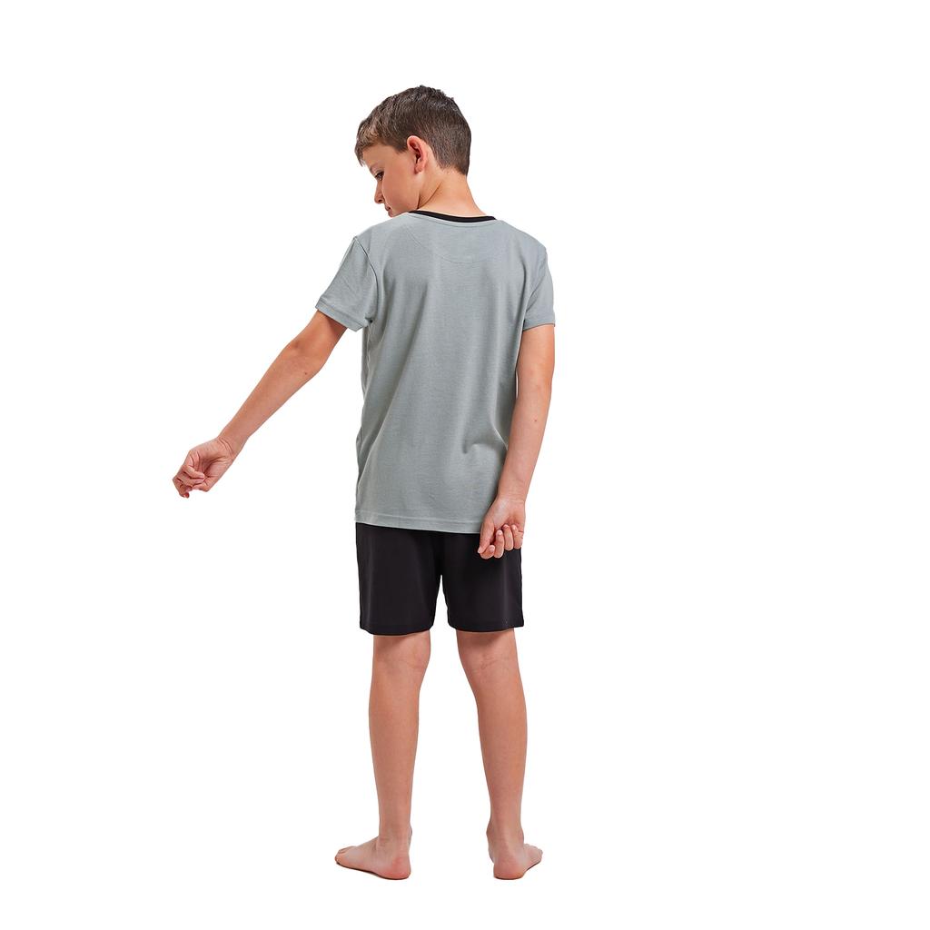 Pijama de manga corta y cuello redondo DH1350 para Niño