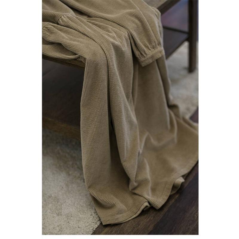 Милое платье с рукавами-фонариками, свободная юбка цвета хаки с длинными рукавами