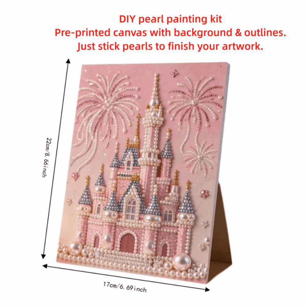3D Creative DIY Beading Art Kit Stereo Stickers Handmade Pearl Painting Beginners