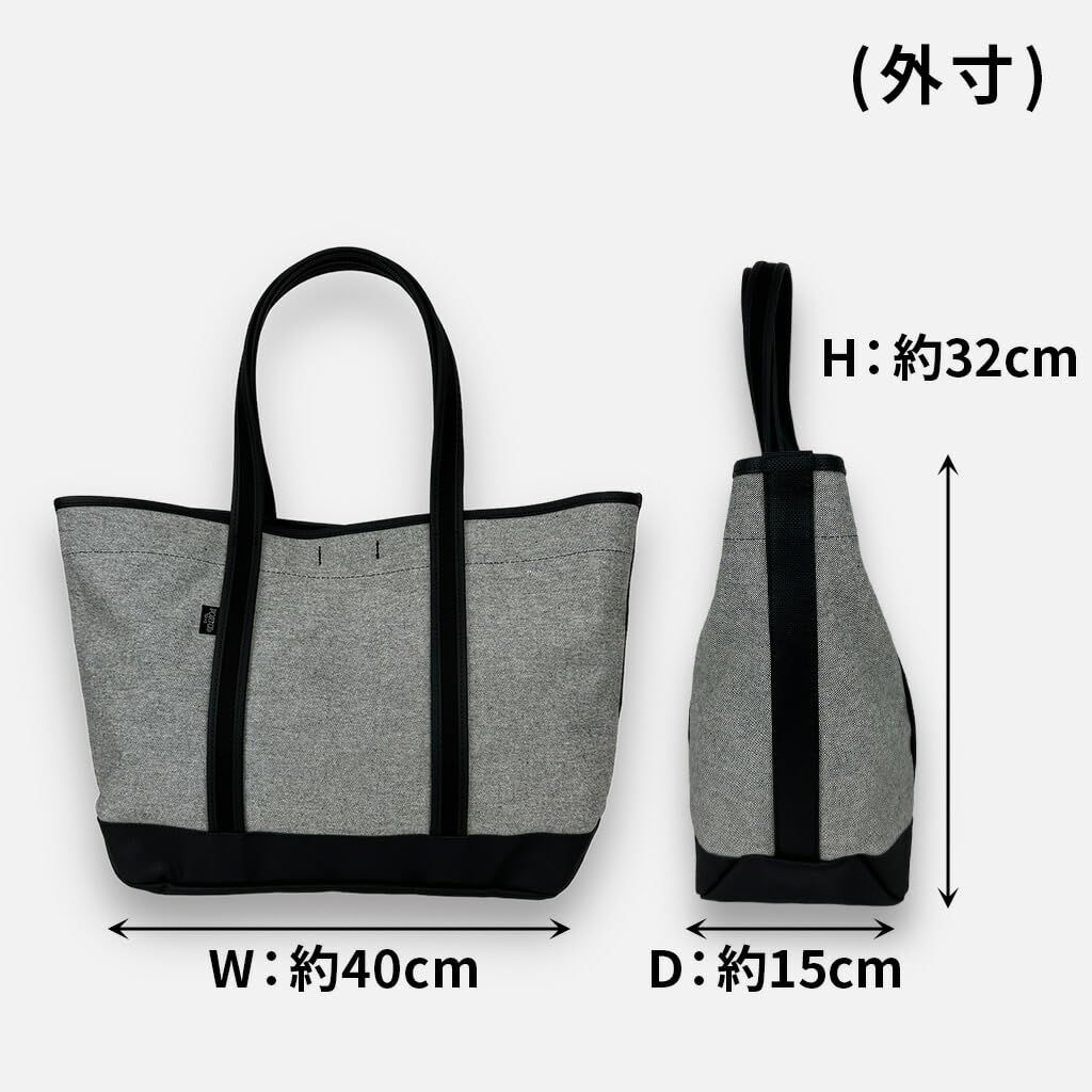 Сумка-тоут Boyfriend из шамбре [Porter] 877-18539 Черный/10