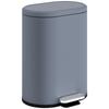 30 L Modern Curved Kitchen Bin - Grey