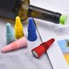 Силиконовые пробки для винных бутылок, герметичные, многоразовые, винные пробки для стеклянных бутылок, виски, шампанского и пива, цветные колпачки, кухонный барный аксессуар