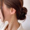 Delicate Long Tassel Ear Cuff Clip Earrings For Women Exquisite Ear Bone Clips No Piercing Earrings Wedding Jewelry