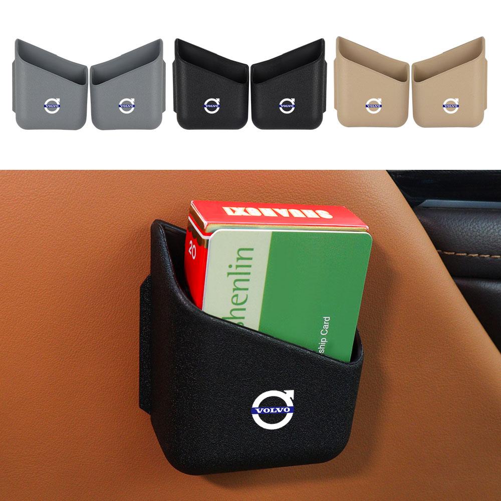 qzhum6 New 2pcs Plastic Car Organizer Auto Truck Pillar Storage Box Accessories For Volvo T6 AWD C30 C40 C50 C70 S40 S60 S70 S80 S90