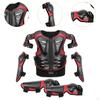 Детский защитный костюм для мотоцикла, защита груди, позвоночника, спины, снаряжение для езды на мотоцикле на открытом воздухе