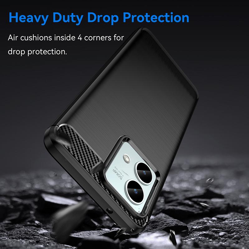 Чехол из углеродного волокна для Motorola Moto G50 G51 G52 G53 G54 G60 G62 G64 G71 G72 G84 G85 G100 G200 Силиконовый противоударный чехол для телефона