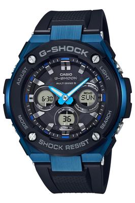 Casio Солнечные часы Черные G-STEEL Радиоуправляемые GST-W300G-1A2JF Мужские