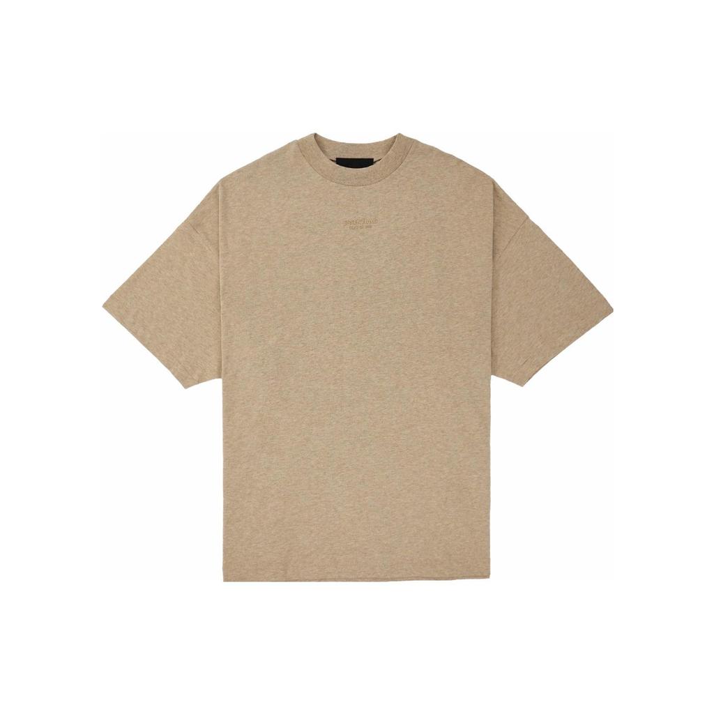 Fear of God Essentials Футболка Золотистый Хизер Мужские Топы Бежевый 125BT232003F
