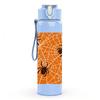 1PC Halloween Spider Web 750ml Color Plastic Sports Water Bottle Leakproof Flip Straw Lid Suitable for Sports Office Home Use