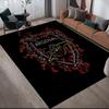 Arsenal Football Club3 Flannel Pattern Square Carpet,Area Rug,Carpet Rug for Living Room Bedroom Sofa Playroom Decor,Non-slip Floor Mat