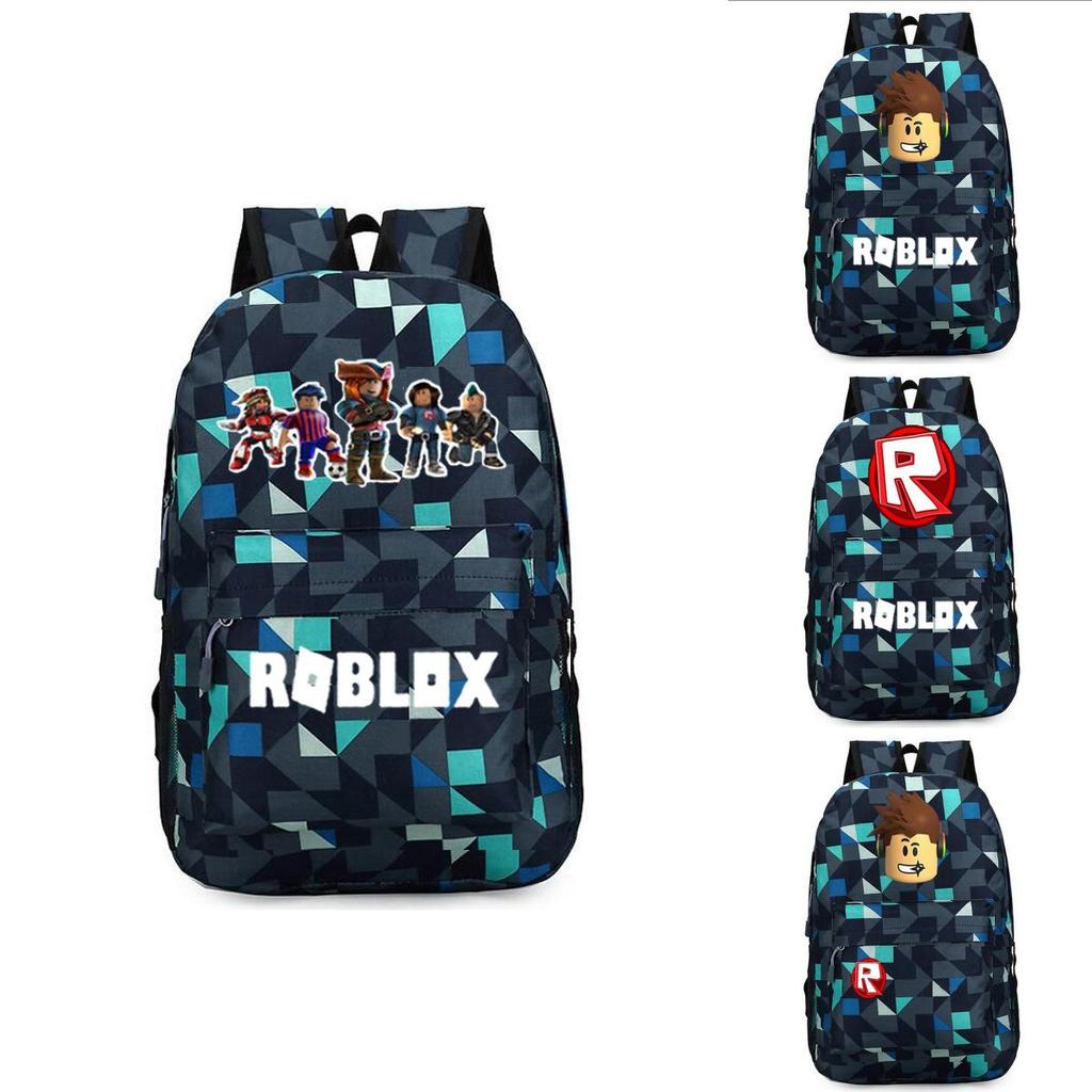 Стильный рюкзак Roblox для детей с ярким мультяшным рисунком и большим объемом