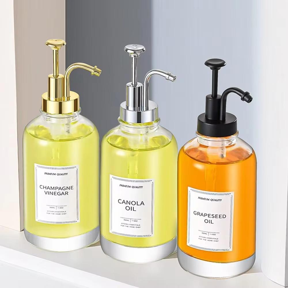 Portable Hand Soap Dispenser Clear Coffee Syrup Dispenser New Glass Soap Dispensers