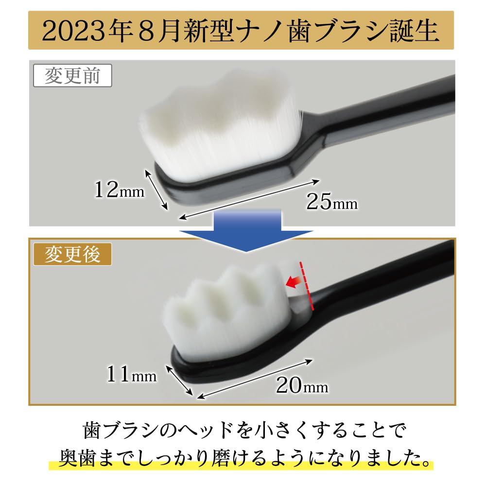 Nano Soft Toothbrush that damage your Adult Toothbrush, Bristles, 6-Pack [Nano won't gums] Wide, Ultra-Fine Bristles, Toothbrush, Toothpaste, (White,