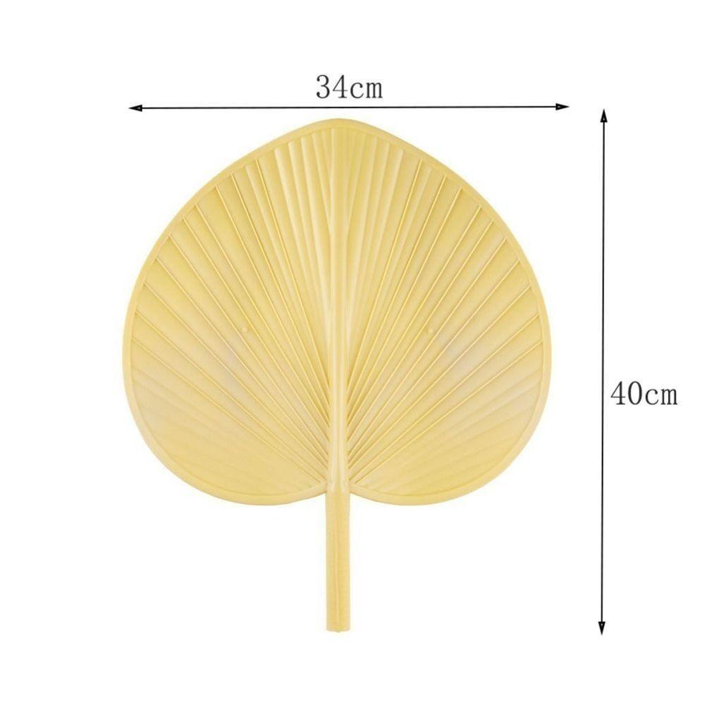 Yellow Palm-Leaf Fan Vintage Anti-breakage Fan High Quality Bushel Fan