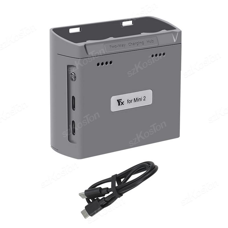 Для DJI Mini 4K/MINI 2/Mini 2 SE зарядный концентратор 2-сторонняя батарея USB зарядка пульт дистанционного управления батареи внешний аккумулятор аксессуары для дронов