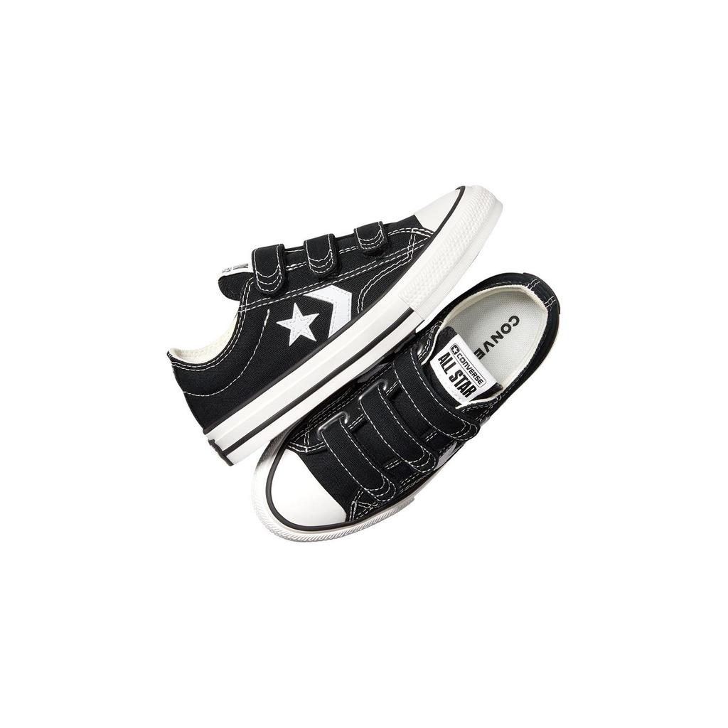 Converse PL 76 Ox Низкие Детские Скейтбордические Кроссовки Черные Дошкольные A06892C