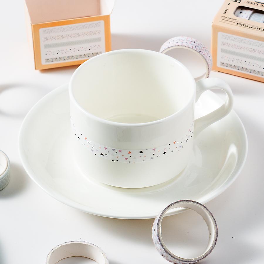 Набор из 5 штук васи-лент с цветами сакуры, мини-набор лент, клейкая маскировочная лента 1 см, декоративные наклейки для дневника, для DIY рукоделия