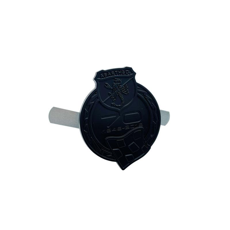 Car Styling 3D Metal Logo Car Sticker Trunk Emblem Decal For Abarth 70th Anniversary 595 Esseesse Badge Competizione Turismo